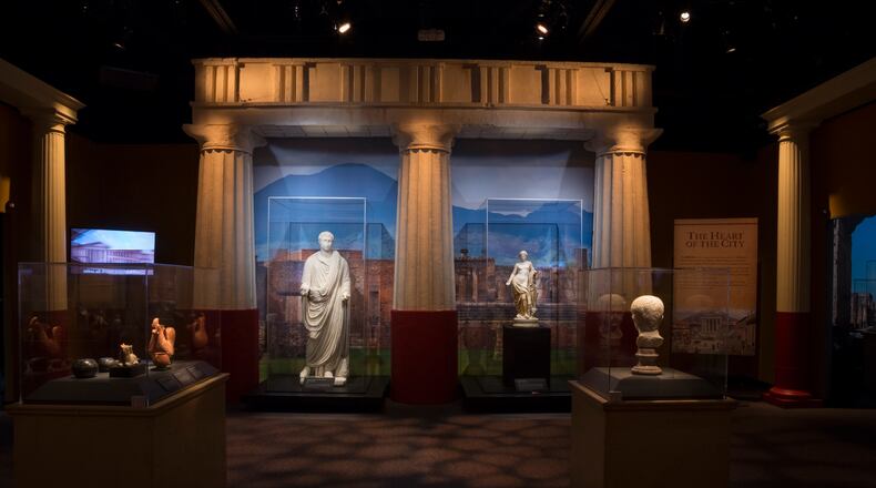 On loan from the National Archaeological Museum of Naples in Italy, the traveling exhibit "Pompeii" will be on display through July 28 at the Cincinnati Museum Center. CONTRIBUTED