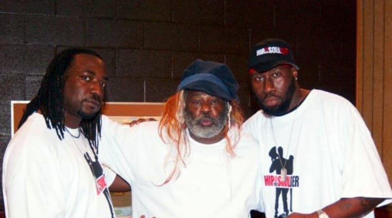 For the last 15 years DJ Skno has been a DJ and director of music programming for the CORE DJ Radio Show On Sirius XM Radio Shade45. He started DJ in 1983 and has worked at several local radio stations.  Pictured with the late Moe Beats and George Clinton.