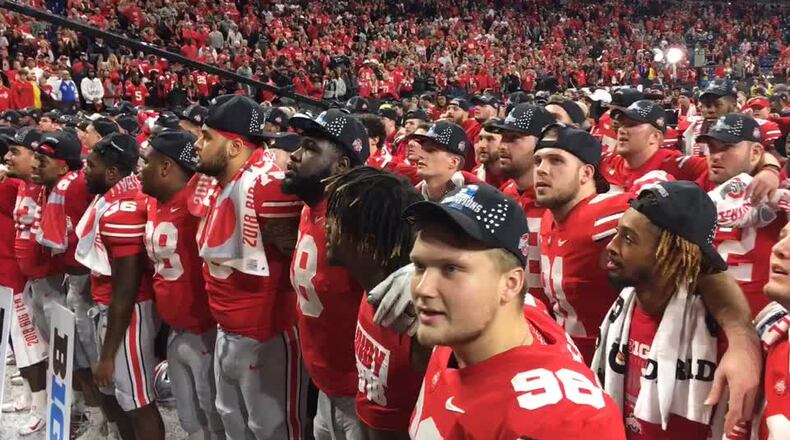 Ohio State sings 'Carmen Ohio' after winning Big Ten Championship