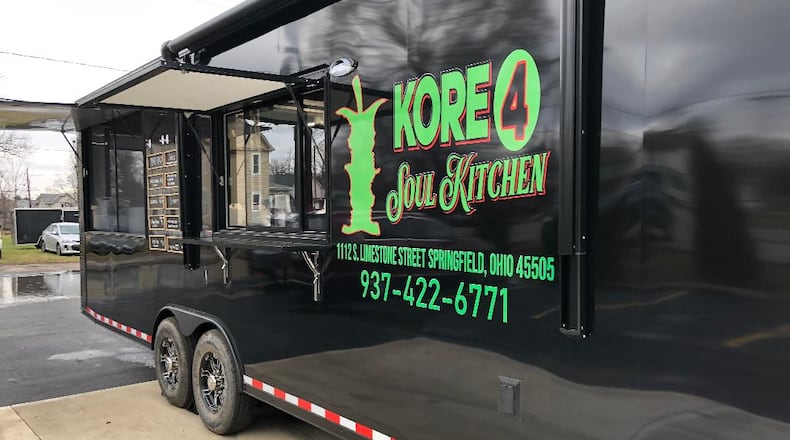 The Kore 4 Soul Kitchen's new food truck will be open two weekends a month and offer a varied selection of soul food options. Photo by Brett Turner