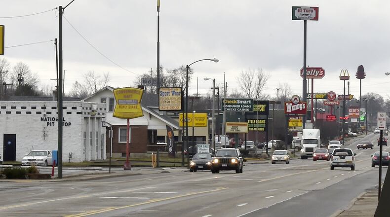 The city of Springfield is planning more that $8 million in road improvements along the the South Limestone corridor. Bill Lackey/Staff