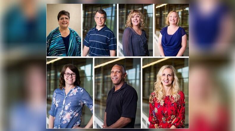 Several faculty members from Clark State College completed an Effective Online Teaching Practices course offered in collaboration with the Association of College and University Educators (ACUE): Katherine Cass, assistant professor, Registered Nursing Program; Robert Adkins, professor, Registered Nursing; Pam Ball, associate professor, Business & Applied Technologies; Monnica Gavin, associate professor, Arts & Science; Pamela Vaughn, associate professor, Registered Nursing Program; Michael Lander, assistant professor, Business & Applied Technologies; Carol Miller, assistant professor, Arts & Science.