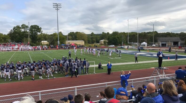 Wittenberg plays Westminster on Saturday, Sept. 2, 2017, in New Wilmington, Pa. Michael Cooper/Staff
