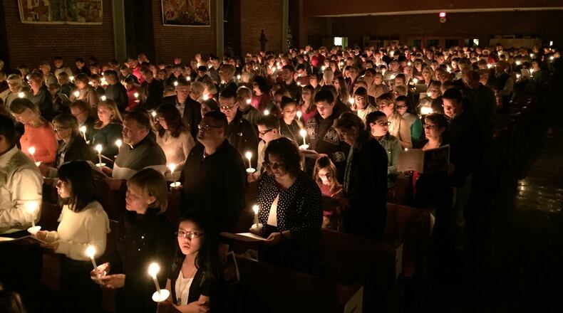 Wittenberg University’s Weaver Chapel will host the annual Lessons and Carols for Advent and Christmas program featuring more than 100 musicians and performers on Friday. Courtesy photo