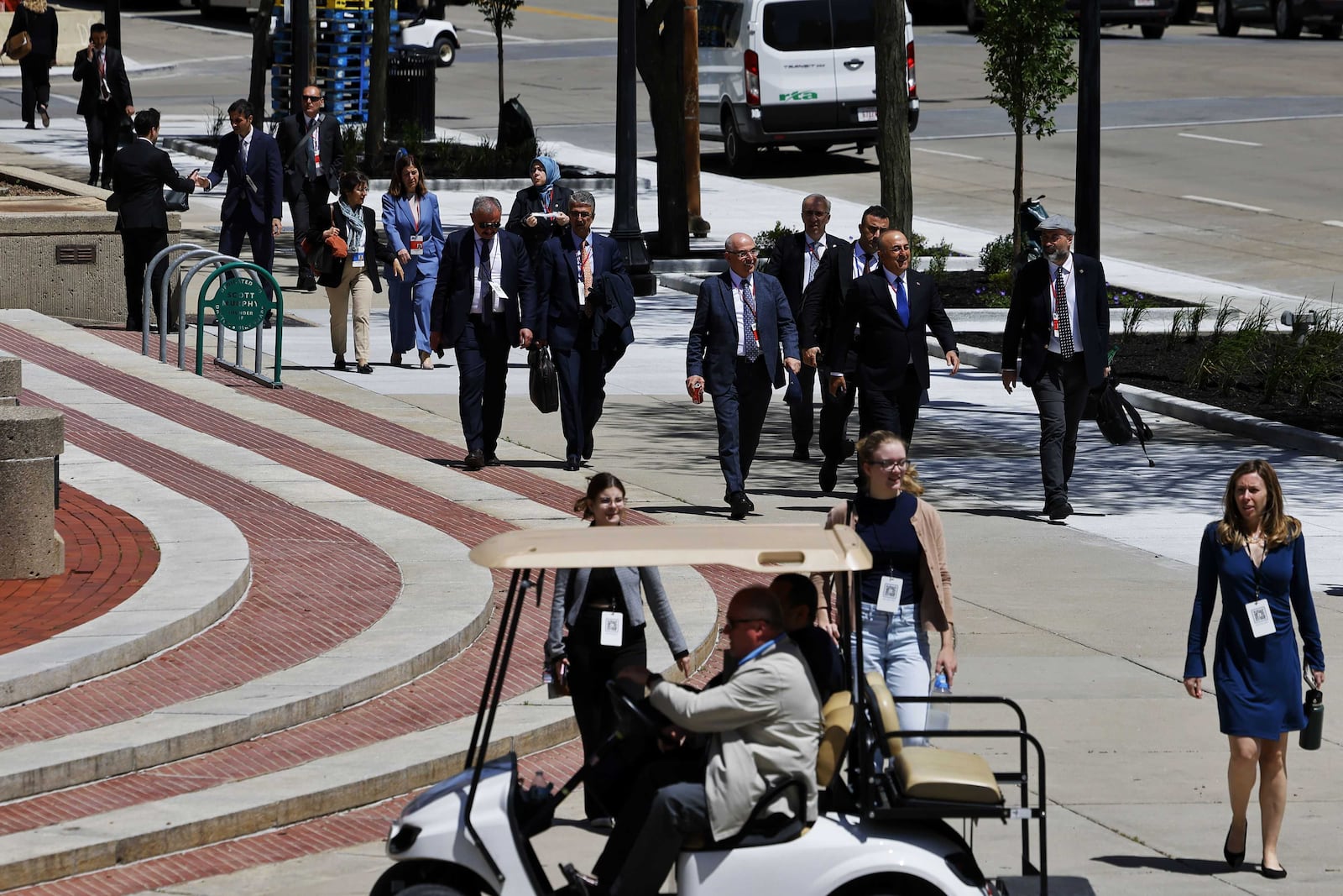 A food truck rally was held for the NATO Parliamentary Assembly in Dayton, Monday, May 26, 2025. NICK GRAHAM/STAFF