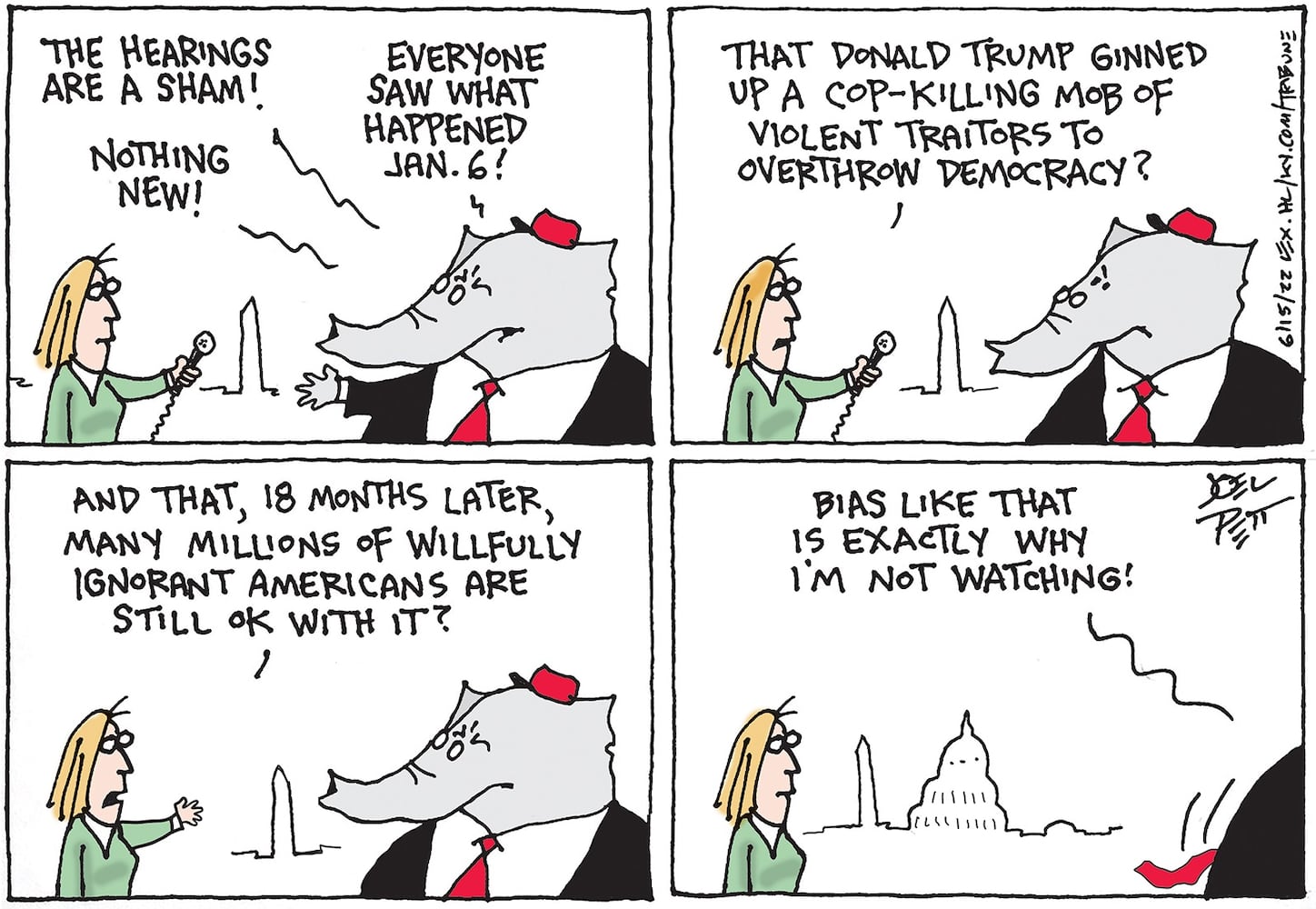 WEEK IN CARTOONS: Jan. 6 hearings, bear market and more