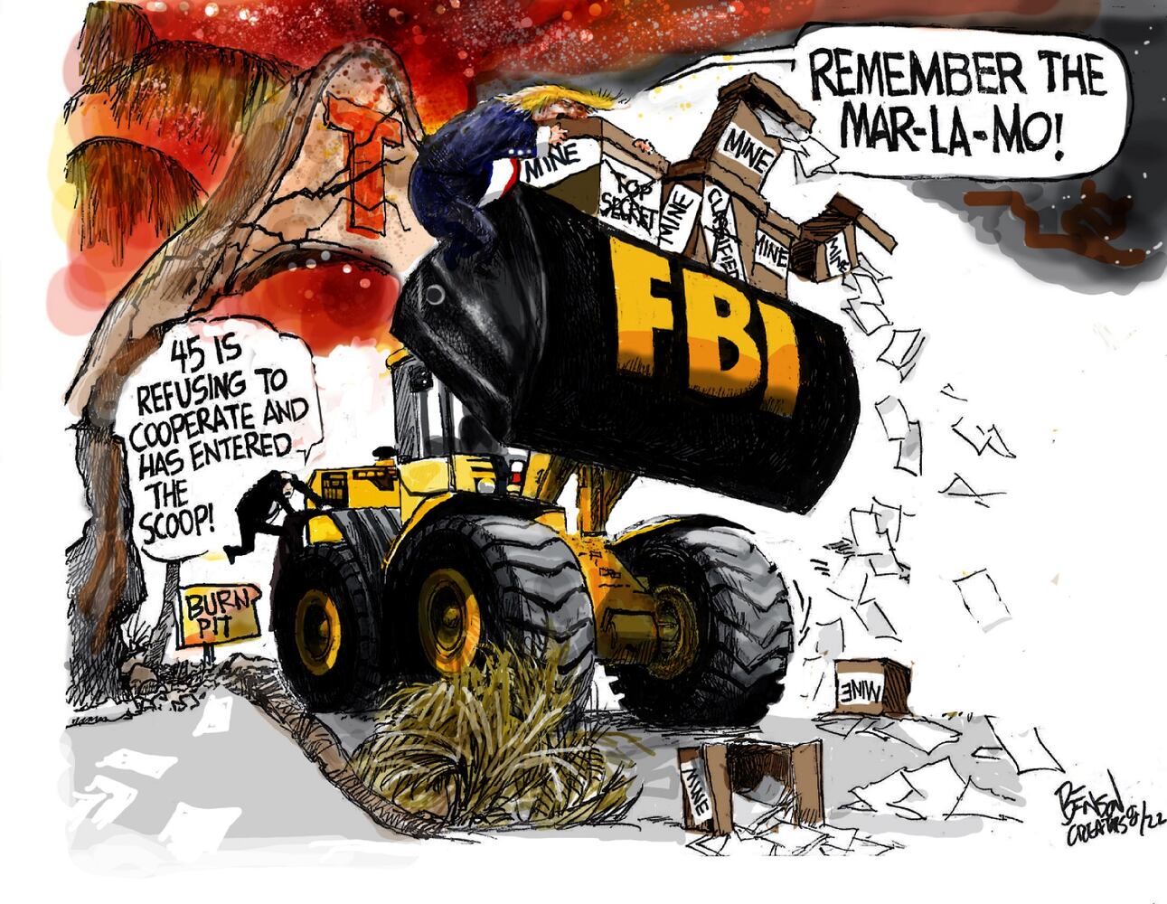 WEEK IN CARTOONS: Student loans, redacted affidavit, Fauci and more