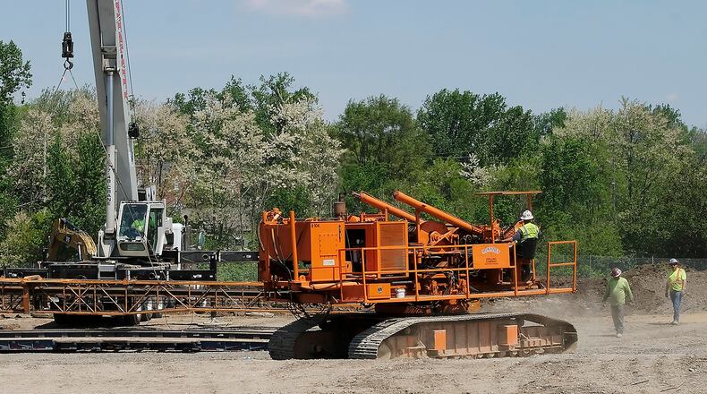 Work has begun on Topre America Corporation’s new facility at the Champion City Business Park. Topre’s facility will take up the entire business park. The company builds front ends for Acura and Honda cars. Bill Lackey/Staff