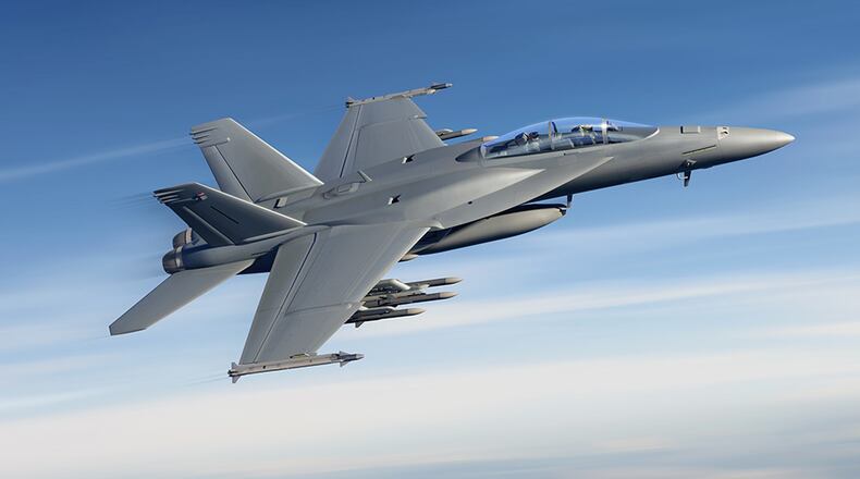The FA-18 Super Hornet. Boeing image