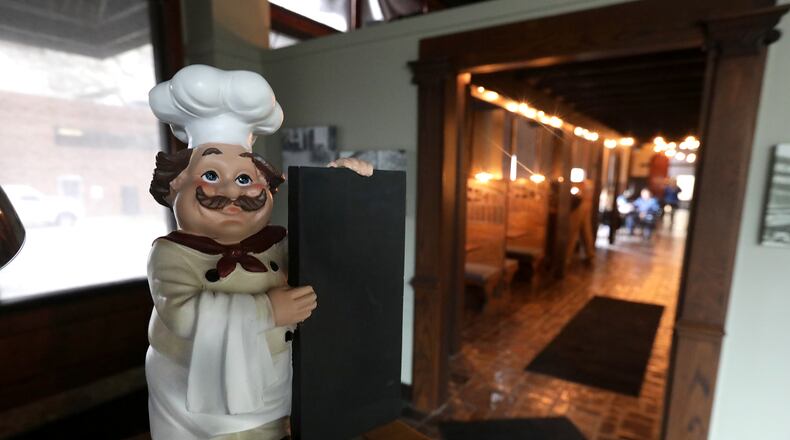 The entry to Fratelli's Famiglia Ristorante. BILL LACKEY/STAFF