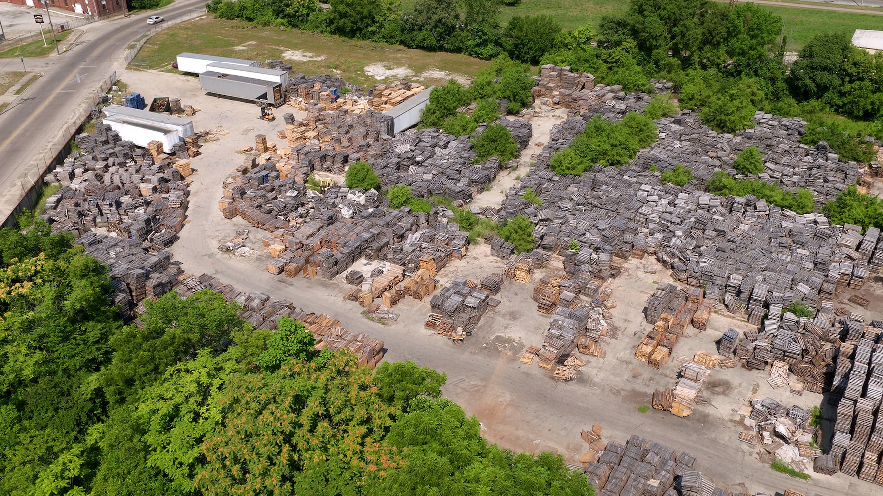 PHOTOS: What Springfield pallet yard looks like after fire