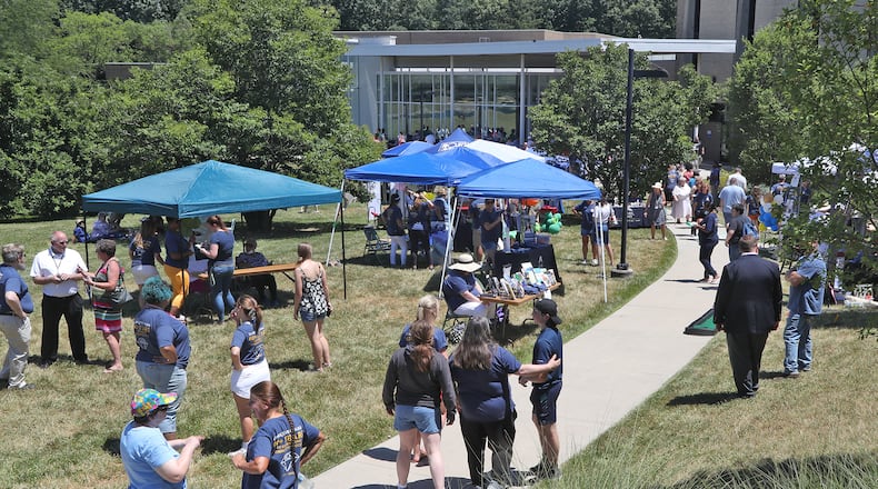 Clark State College is embracing a new theme this year as they will welcome students back to campus with the start of fall semester on Monday. Here, the college hosted a special event in June to celebrate 60 years of student and community success. BILL LACKEY/STAFF
