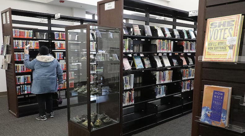 The Clark County Library is now open for in-person services. BILL LACKEY/STAFF