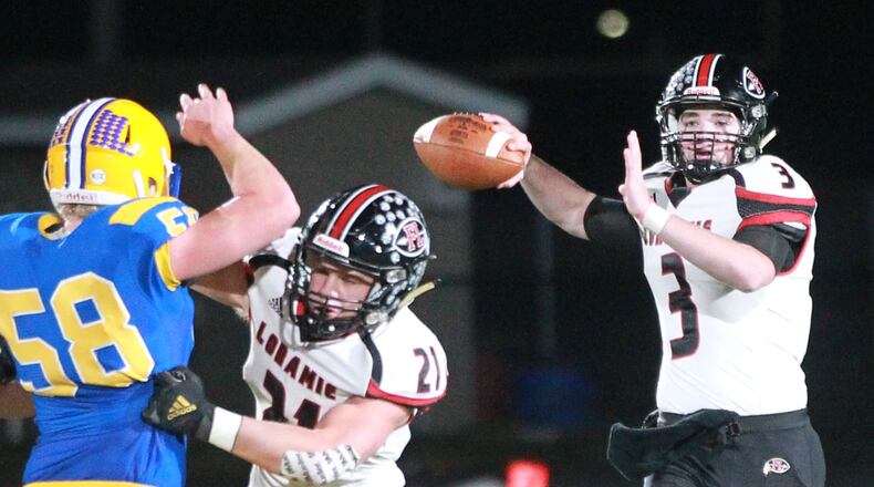 Matt Everman of Marion Local (left) is first team D-VII All-Ohio. MARC PENDLETON / STAFF