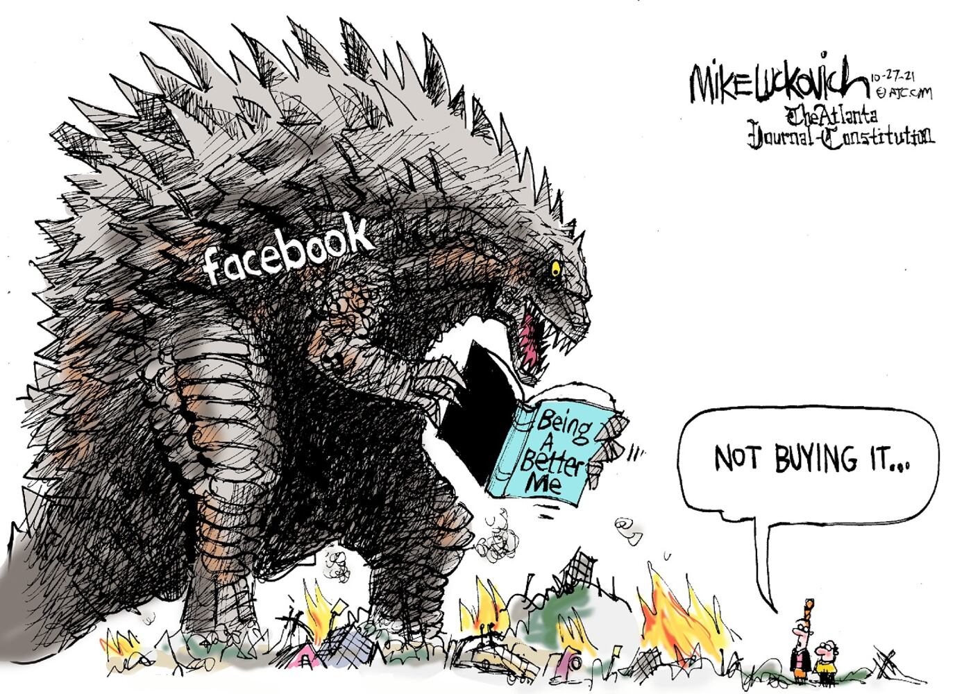 WEEK IN CARTOONS: Facebook name change, Biden’s spending plan and more