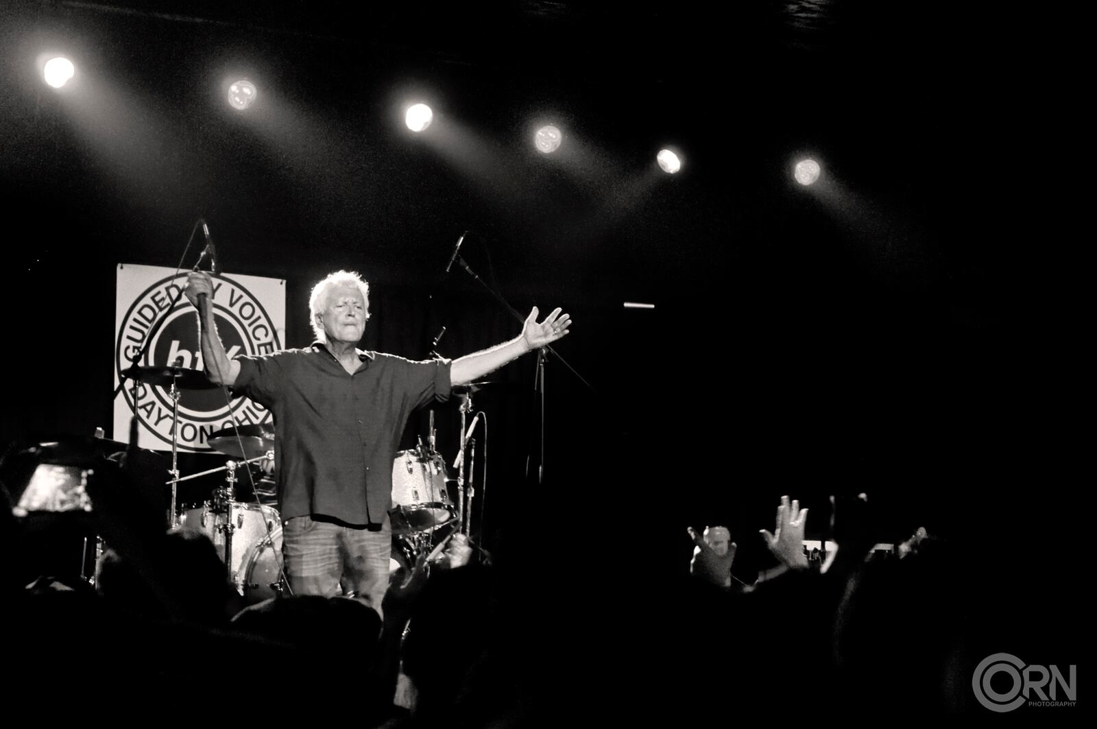 Guided by Voices and its fans donated more than $28,000 to relief efforts for victims of the Aug. 4 mass shooting in the Oregon District and the 15 Memorial Day tornadoes. The funds were raised in conjunction with Heedfest, a gathering of about 400 Guided by Voices fans in Dayton. The band's frontman Robert Pollard is pictured on stage of Heedfest 2019. CONTRIBUTED