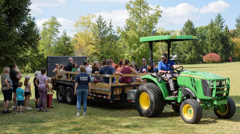 The Centerville Fall Fest was held at Stubbs Park on Saturday, Sept. 30, 2023. Hosted by the City of Centerville and The Heart of Centerville and Washington Twp, the annual festival featured a vendor village, food trucks, hayrides, petting zoo, pumpkin patch, live music and more. Did we spot you there? TOM GILLIAM / CONTRIBUTING PHOTOGRAPHER
