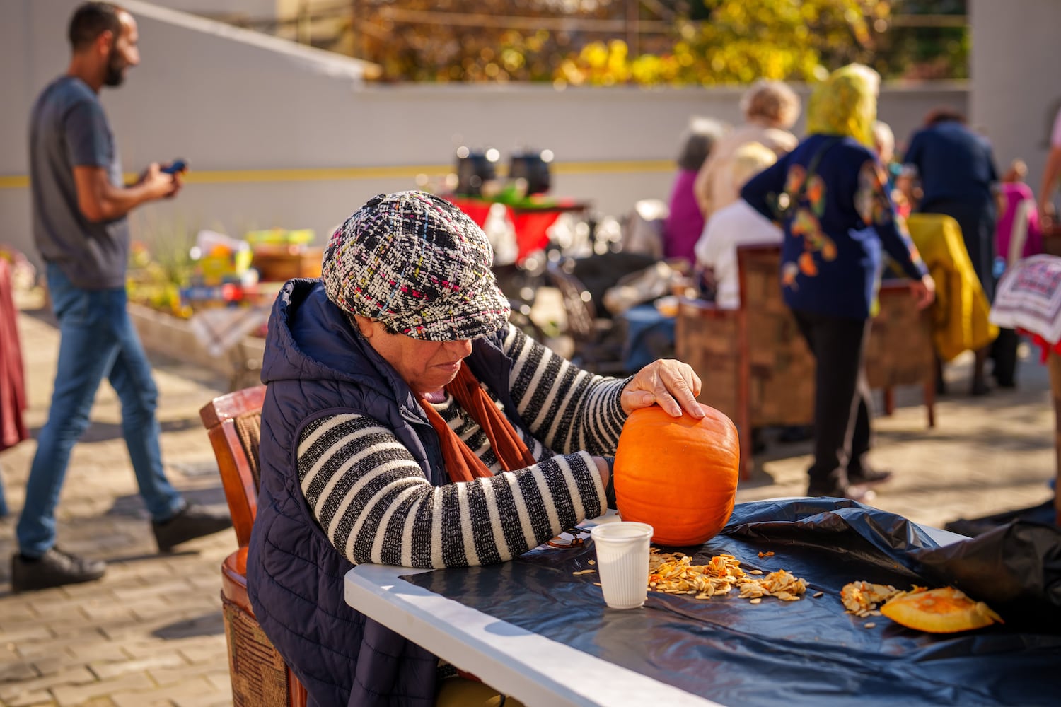 Romania Halloween Elderly