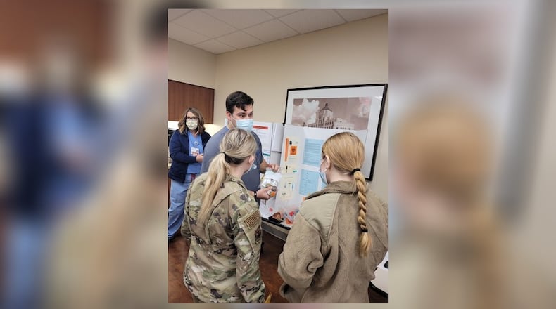 Soldiers of the Ohio National Guard were deployed to Springfield Regional Medical Center this week as part of the state's COVID-19 response. Photo provided by Mercy Health.