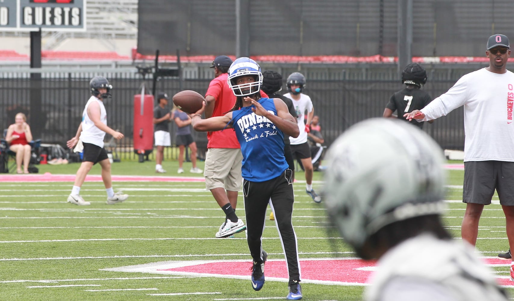 Ohio State Football 7 on 7 A'Daunis Davis Dunbar