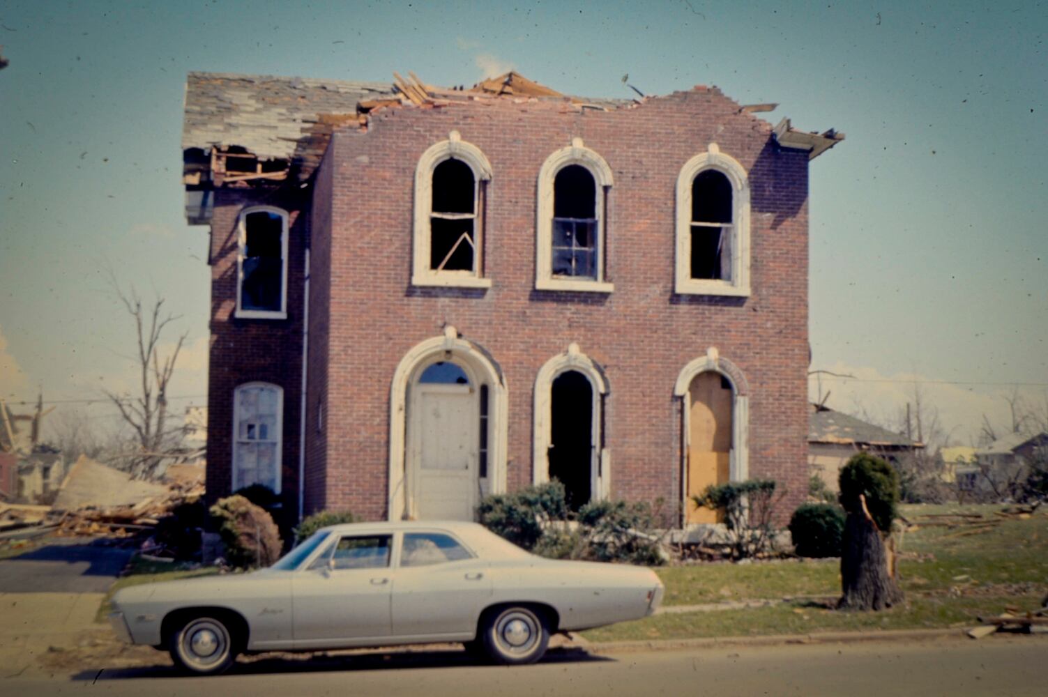 1974 Xenia tornado aftermath