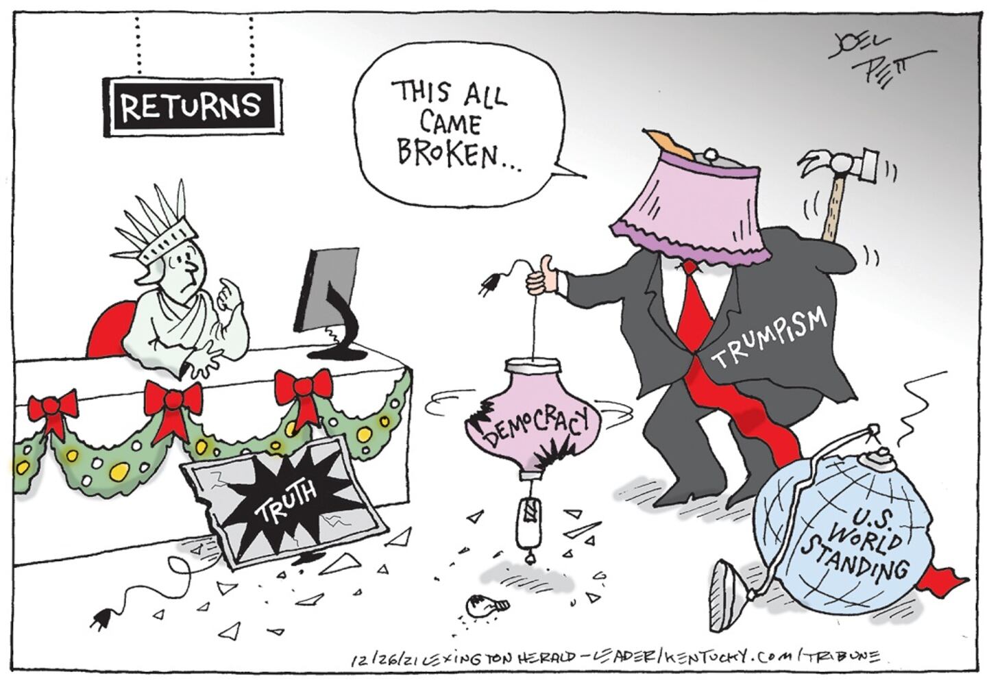 WEEK IN CARTOONS: Omicron Christmas, Joe Manchin and more