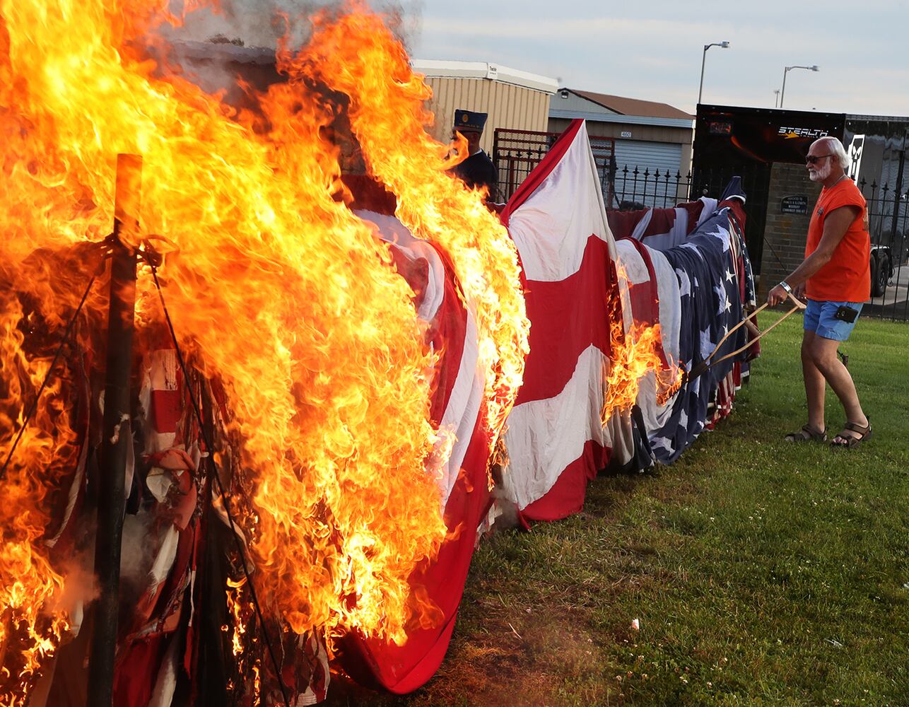 PHOTOS: Flag Retirement Ceremony