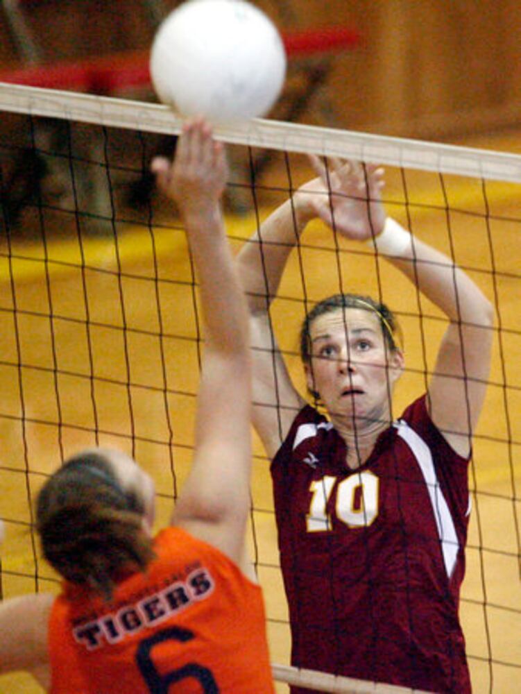 Northeastern vs. West Liberty-Salem volleyball