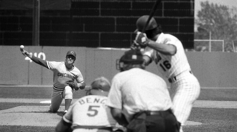 Cincinnati Reds pitcher Tom Seaver, a Baseball Hall of Famer. Thirty-one players in the Baseball Hall of Fame spent at least a portion of their career with the Cincinnati Reds, along with 13 team executives and managers. The following list showcases Hall of Famers since 1941 that played or managed with the team for the majority of their career or made a special impact while with the squad. AP Photo