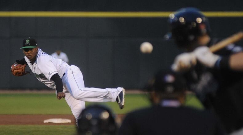 Dragons starting pitcher Wennington Romero is 3-0. MARC PENDLETON / STAFF