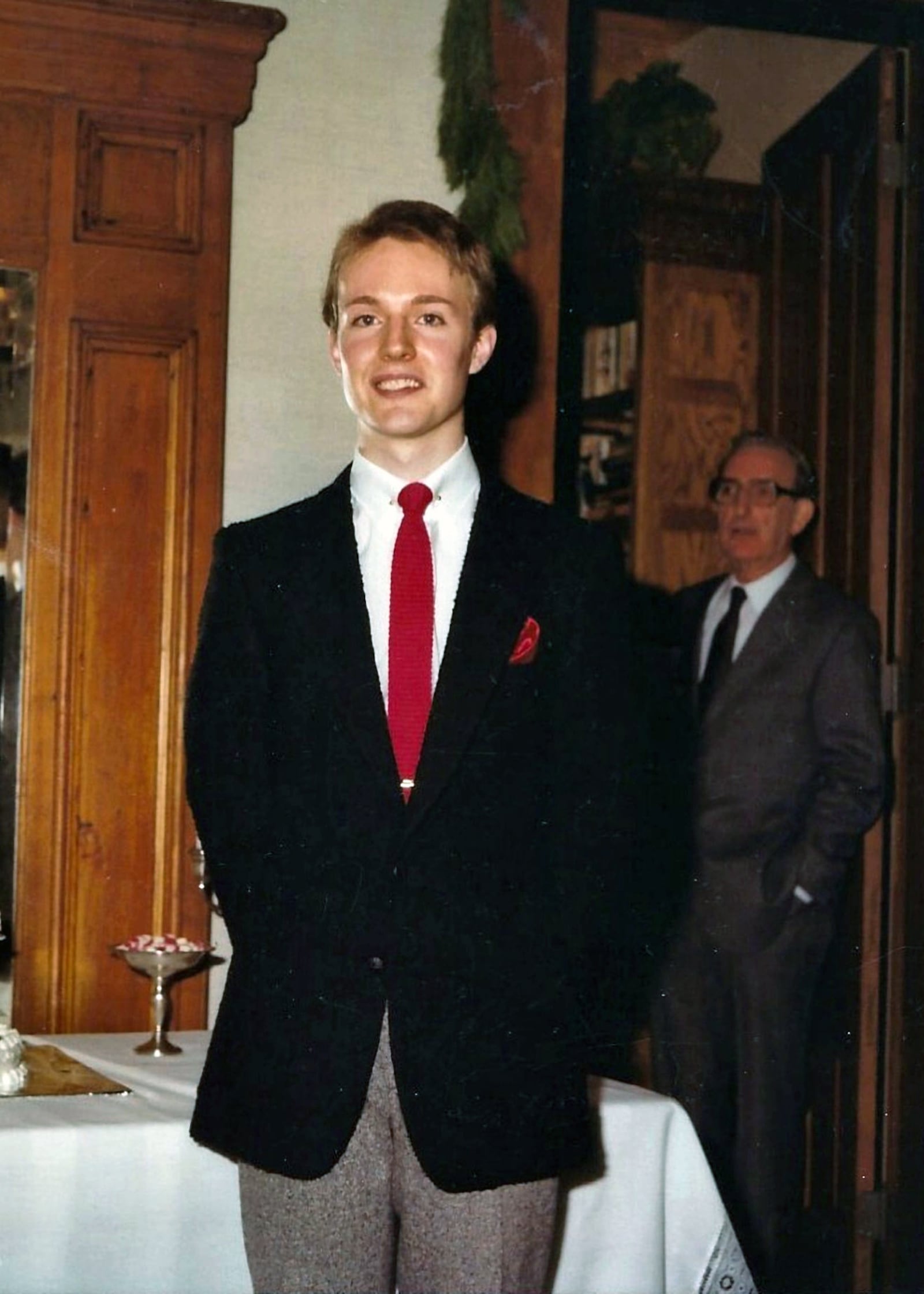 Fair opened his first business on the square in Troy in 1986. He is shown at age 26 shortly before that opening. CONTRIBUTED