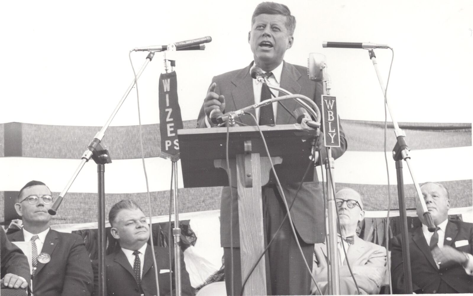 JFK Springfield campaign stop October 1960