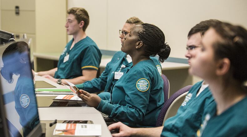 Enrollment in Wright State s nursing program has increased by more than 39 percent since 2014.