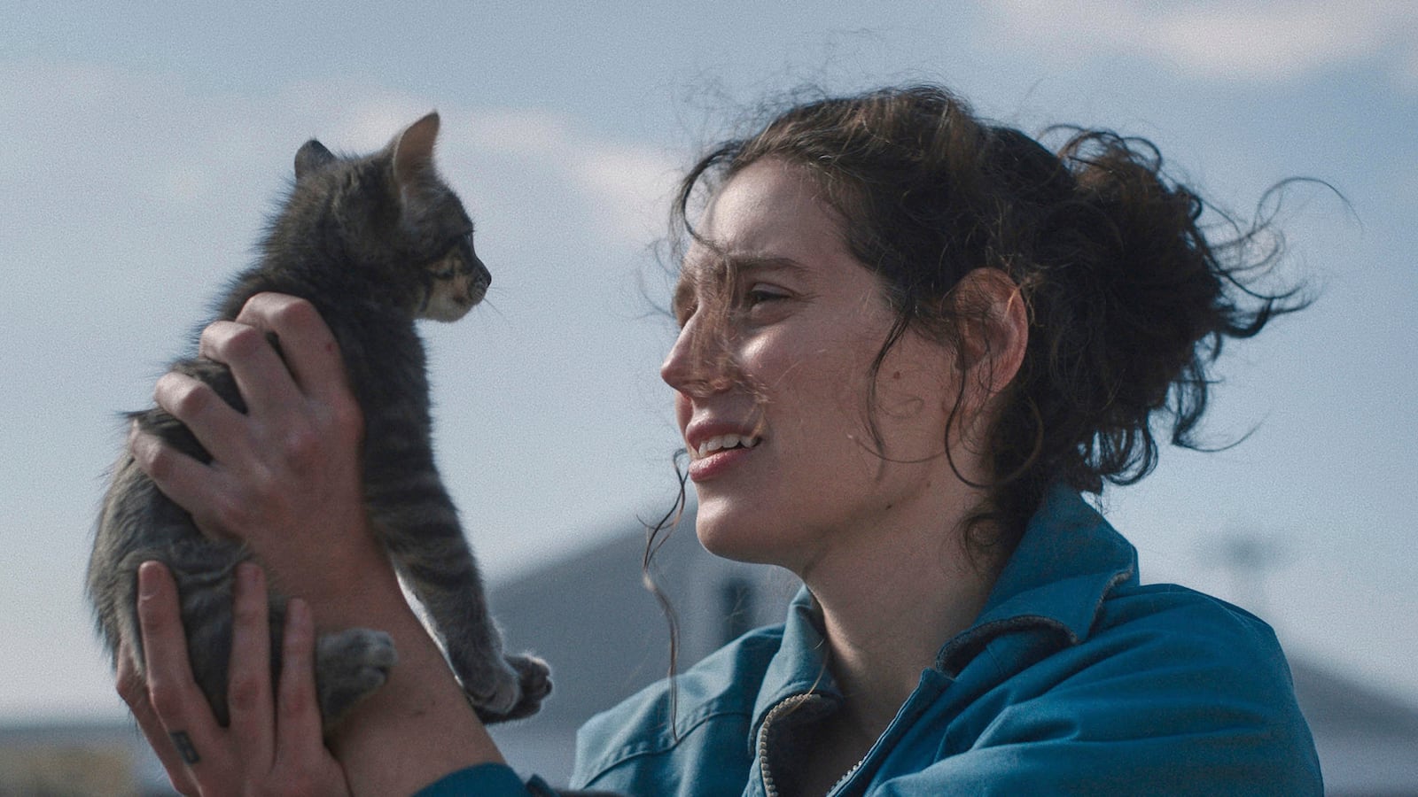 This image released by A24 shows Eva Victor in a scene from "Sorry, Baby." (Mia Cioffy Henry/A24 via AP)
