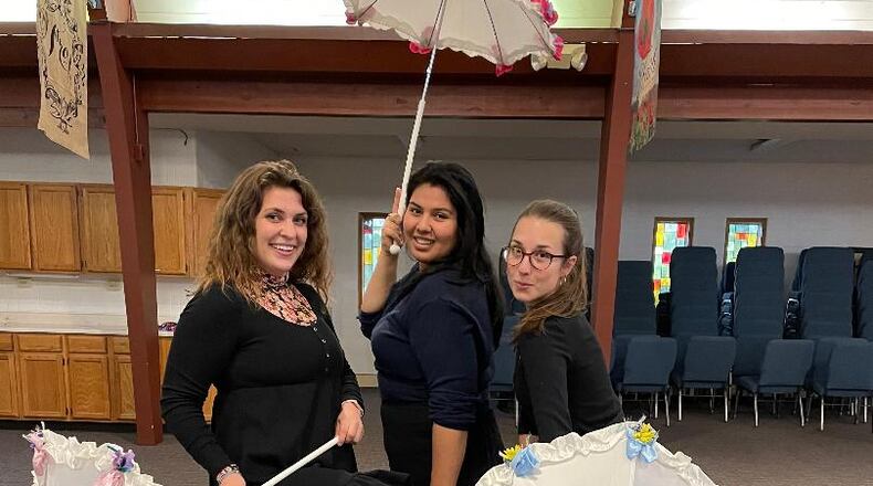 Reagan Stohler, left, Thereza Lituma and Stephanie Chiodras will travel from the University of Illinois to perform here as part of the Springfield Symphony Orchestra's presentation of "The Pirates of Penzance" on Saturday at the Clark State Performing Arts Center. Contributed photo