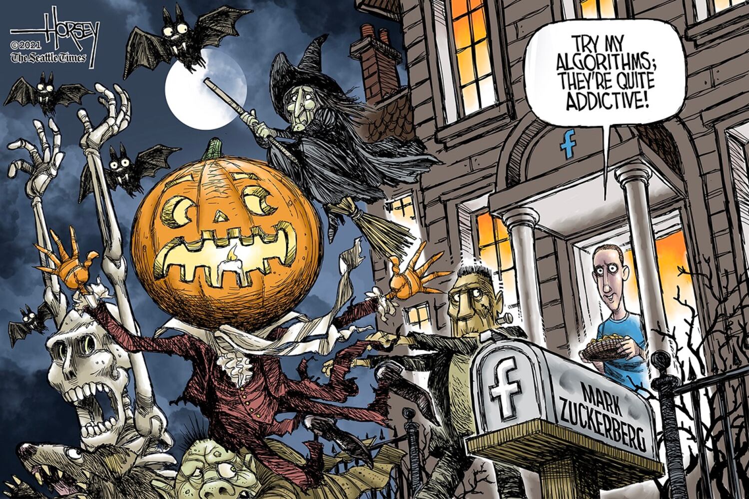WEEK IN CARTOONS: Facebook name change, Biden’s spending plan and more