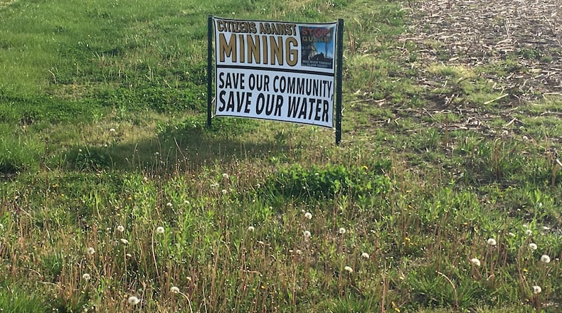 Citizens Against Mining is a group of residents against the proposed gravel pit in Enon.