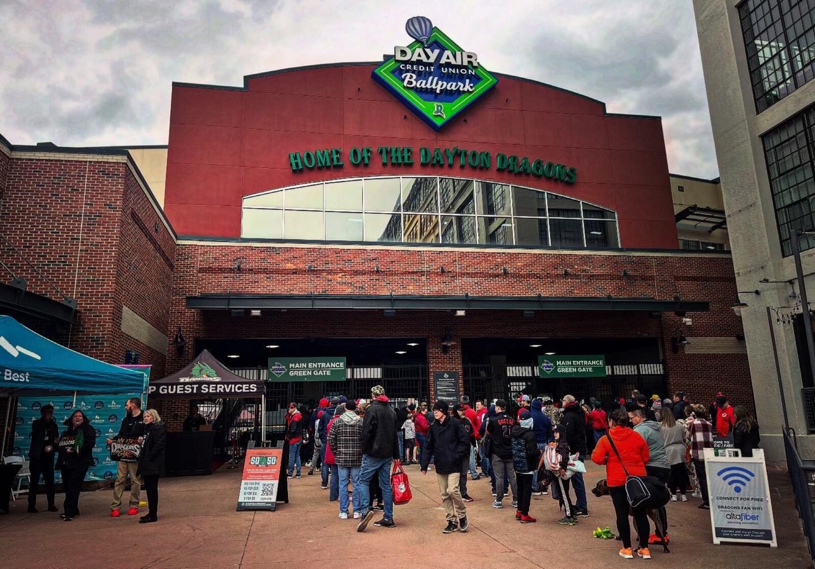 The scene at Day Air Ballpark in Dayton on Tuesday, March 25, 2025, before the Reds played a team of minor league prospects. David Jablonski/Staff