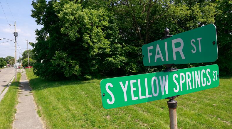 The vacant lot on the corner of Fair Street and South Yellow Springs Street on Wednesday, June 21, 2023. Springfield leaders delayed a vote on a 30-unit affordable housing complex there. BILL LACKEY/STAFF