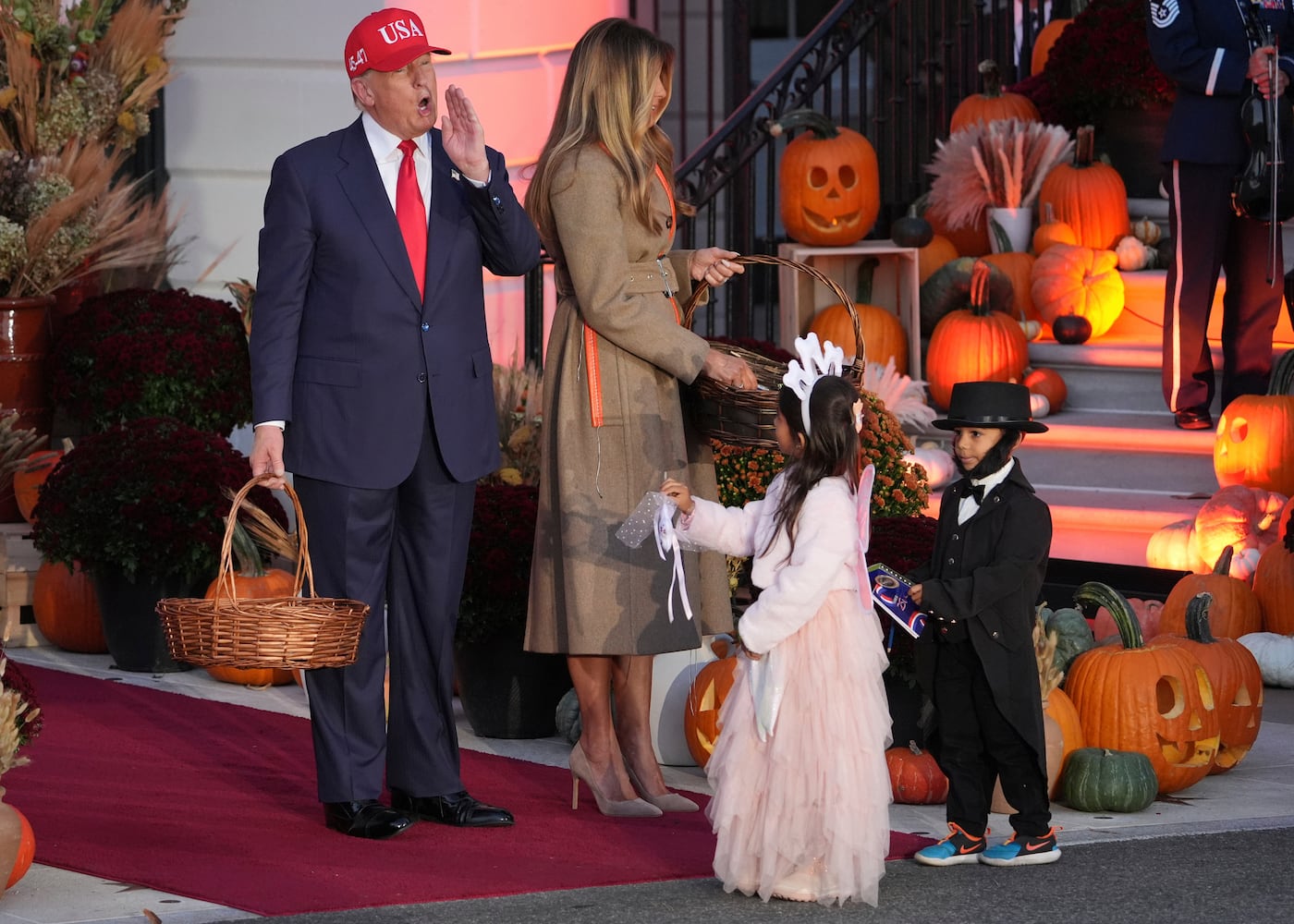 APTOPIX Trump Halloween