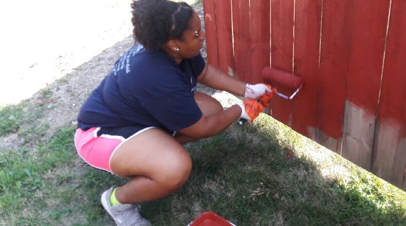 Dayton youth taking part in Grace United Methodist Church’s GU Mission trip to Toledo.