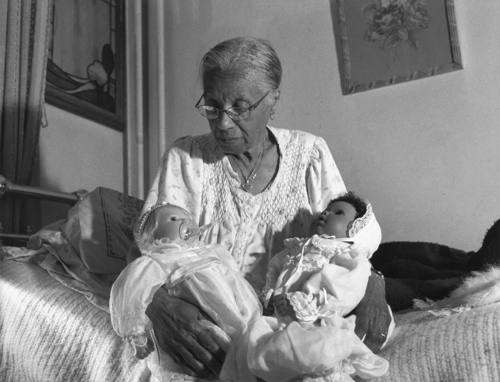 “Grandma Ruby Holding Her Babies,” by photographer LaToya Ruby Frazier, is currently on display at the Dayton Art Institute. CONTRIBUTED