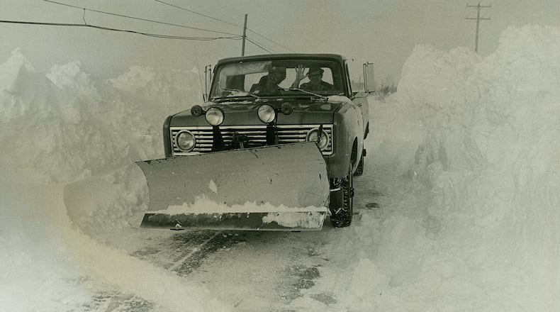 A scene from the Great Blizzard of 1978, whose biggest snowfall came on Jan. 26, 1978. CLARK COUNTY HISTORICAL SOCIETY