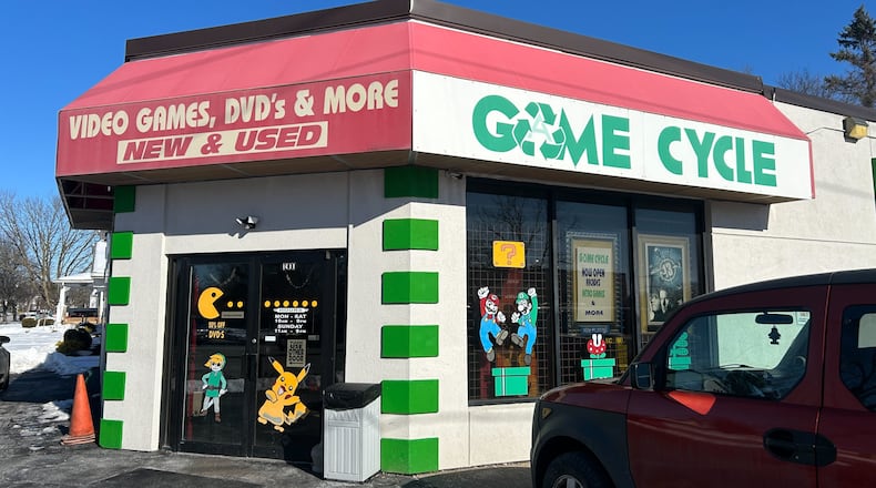 Game Cycle is a retro game store and arcade located at 1300 St. Paris Road, Springfield. The shop also sells retro DVDs, records and memorabilia. Photos by Alex Cutler
