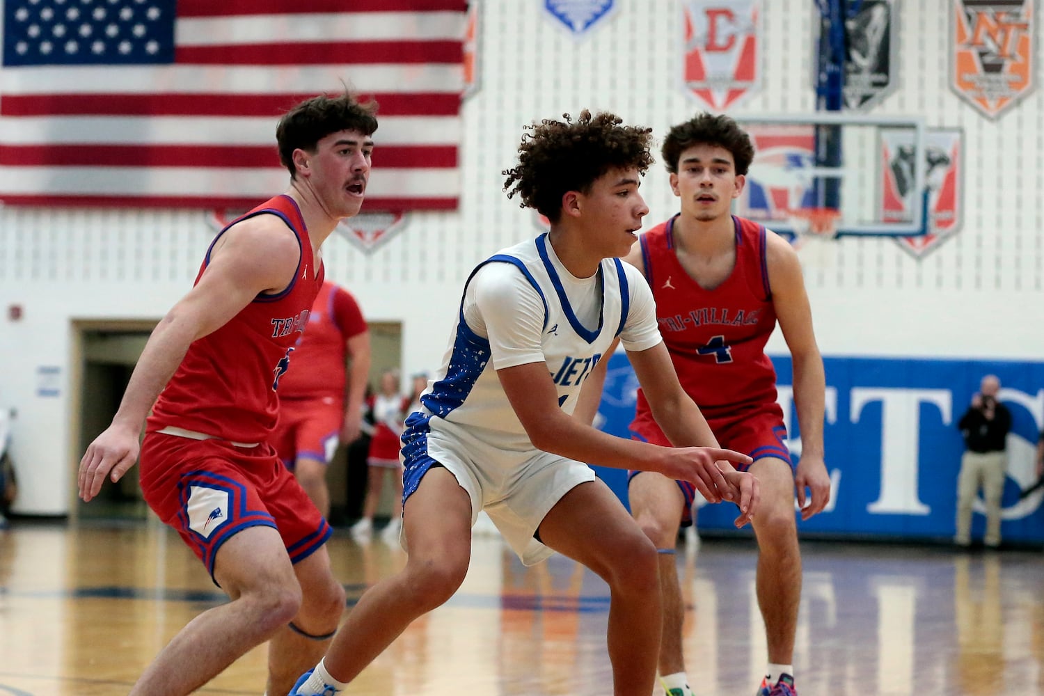 Tri Village Franklin Monroe basketball