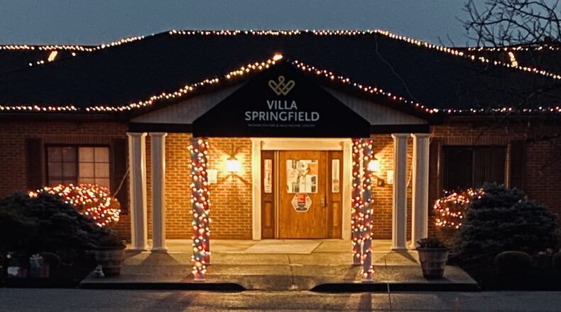 Villa Springfield Rehabilitation & Healthcare Center is holding its free, drive-thru holiday light display from dusk to 10 p.m. through Dec. 30 at the campus, 701 Villa Road. Contributed