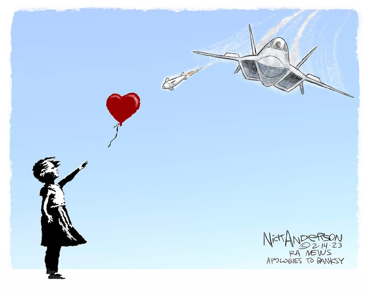 WEEK IN CARTOONS: Ohio derailment, unidentified flying objects and more