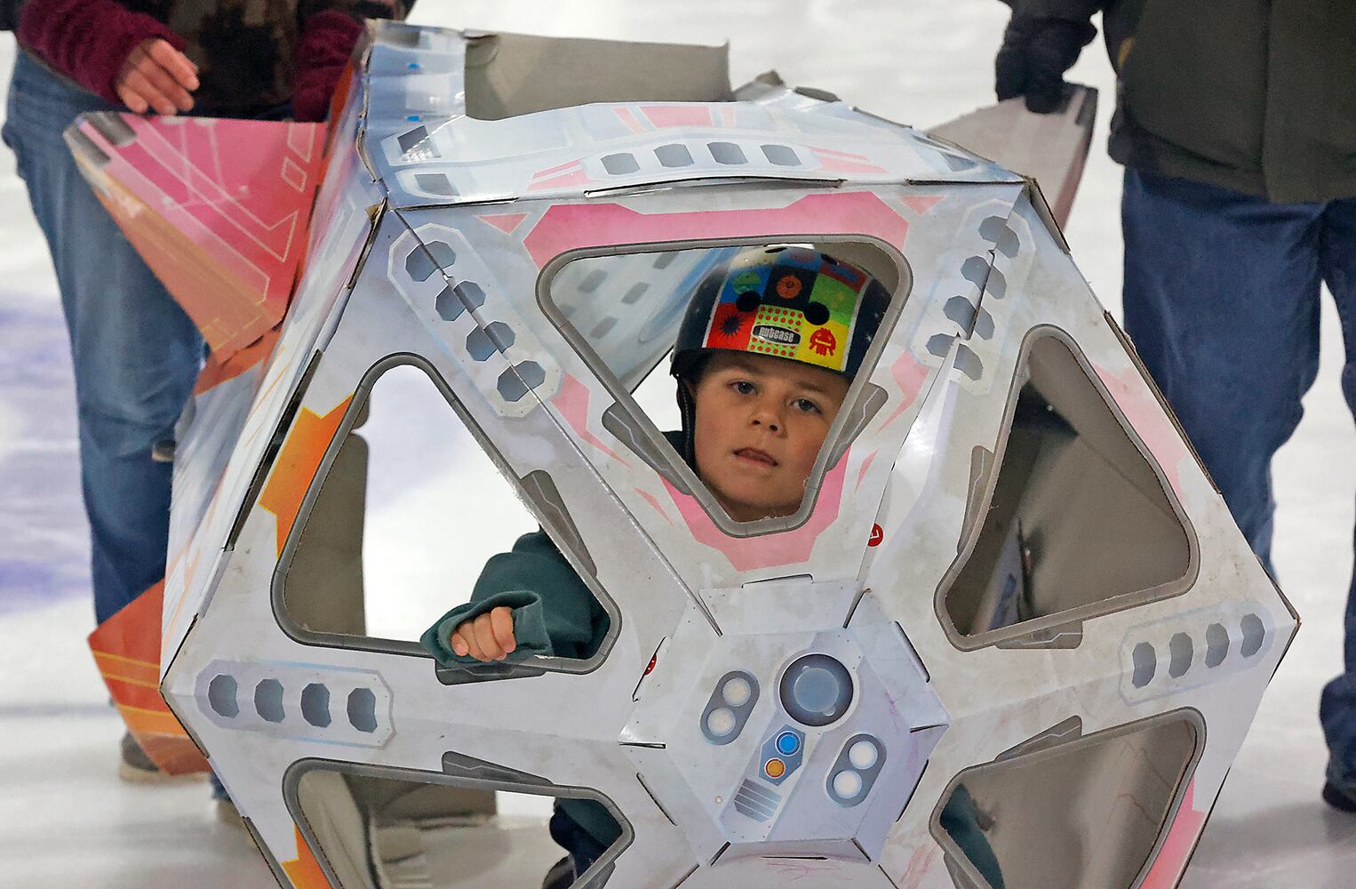 Cardboard Bobsled Races SNS