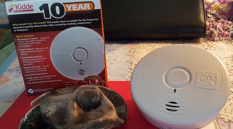 American Red Cross volunteers will be installing free smoke detectors in Enon houses this weekend. CONTRIBUTED