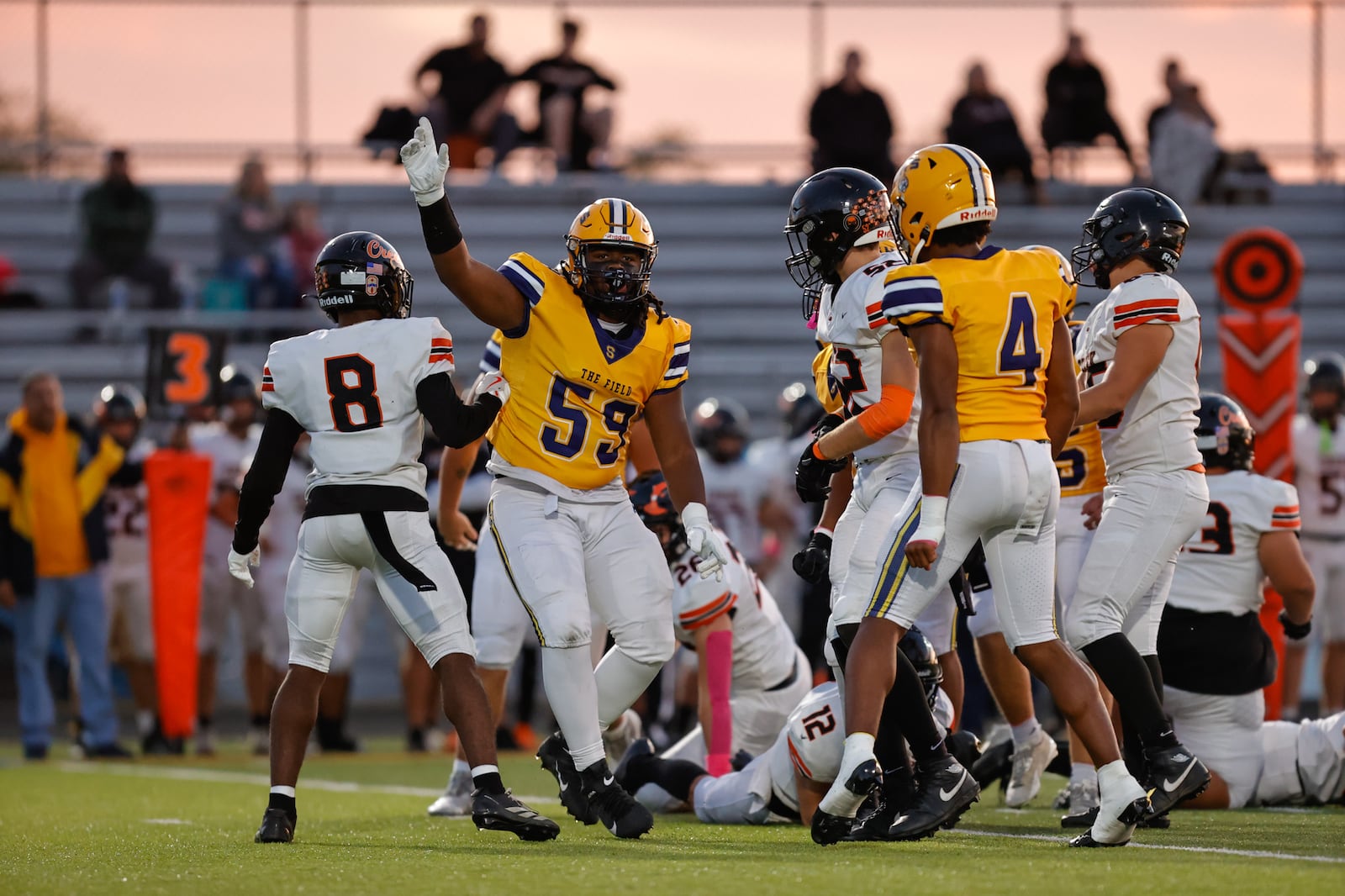 The Springfield High School football team beat Beavercreek 31-0 on Friday, Oct. 10 at Wildcat Stadium in Springfield. MICHAEL COOPER / STAFF